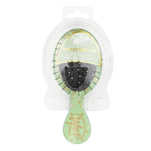 Wet Brush Mini Detangler Hair Brush, Green Color
