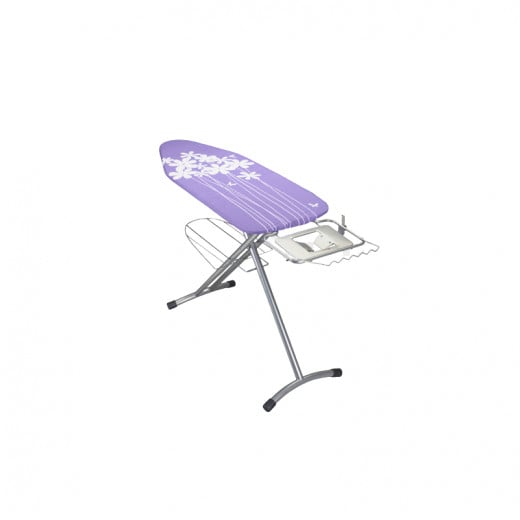 Metaltex Cotton Ironing Board Cover, Spring Garden, Purple Color, 40 X 55 Cm