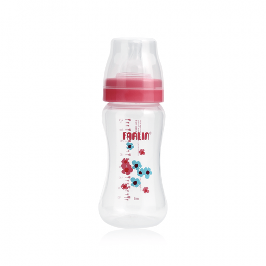 Farlin Pp Wide Neck Feeding Bottle 270 Ml (Pink)