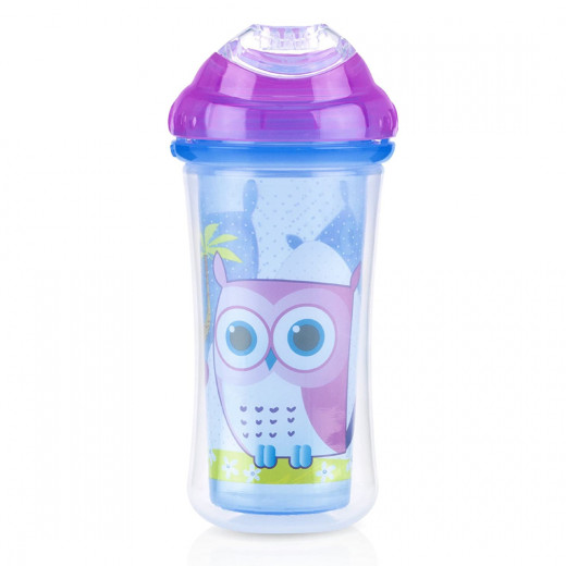 Nuby Insulated No-spill Clik-It Cool Sipper - 270 ml, Purple
