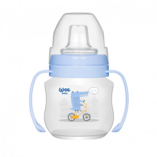 Wee Baby Non-Spill Cup With Grip 125 ml, Blue