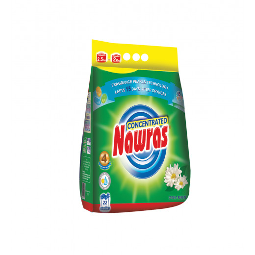Nawras Concentrated Detergent Powder, Spring Breeze, 2 Kilo Gram