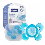 Chicco Physio Comfort Soother With Case Silicone 6-12M (Blue) - 1 Piece