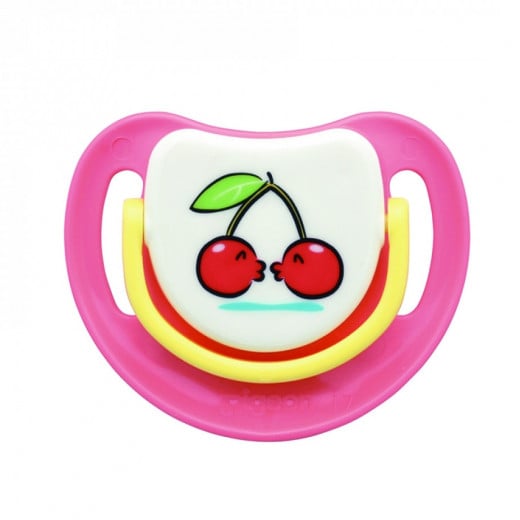 Pigeon Silicone Pacifier Step 3 - Cherry