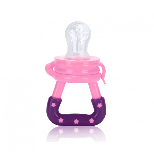Smart Baby Silicone Food And Fruit Nibbler, Pink Color