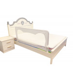 Baby Safe Bed Safety Rail Guard for Toddlers, White Color, 150*65 Cm