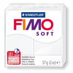 Staedtler Fimo Soft Clay, 57 Gram, White Color