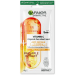 Garnier Skinactive Tissue Mask Ampoule: 1% Vitamin Cg X Pineapple 15g