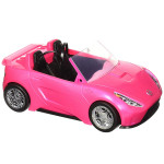 Barbie Glam Convertible Sports, Toy Vehicle for Doll, Pink Car