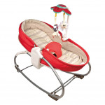 Bebe Stars Baby Rocker With Music, 3 In 1, Red Color