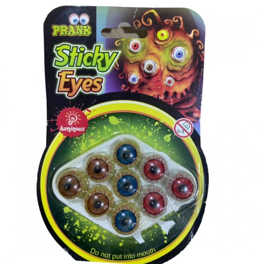 Small Sticky Eyes Toy, Multicolor