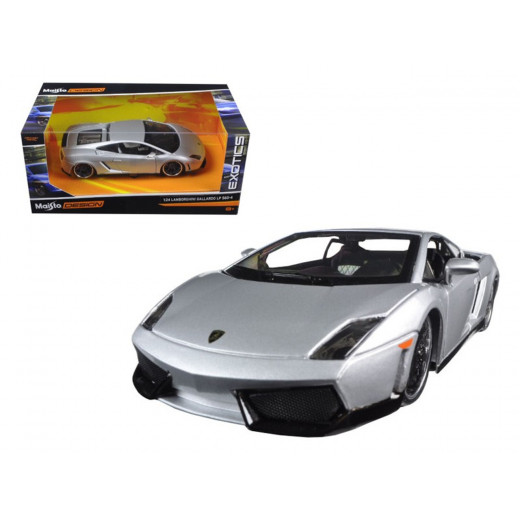 Maisto Lamborghini Gallardo 1:24 Car, Silver Color