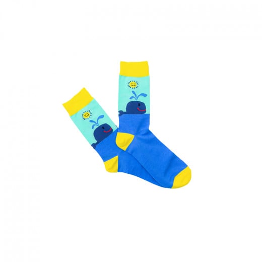 Children Long Socks, Whale Design