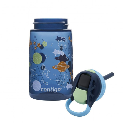 Contigo Autospout Kids Drinking Bottle, Space Design, Navy Blue Color, 420 Ml