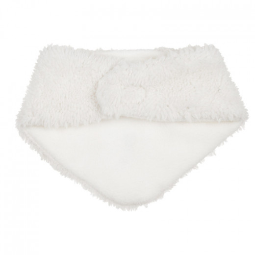 Cool Club Plush Scarfe With Design,  White Color, One Size