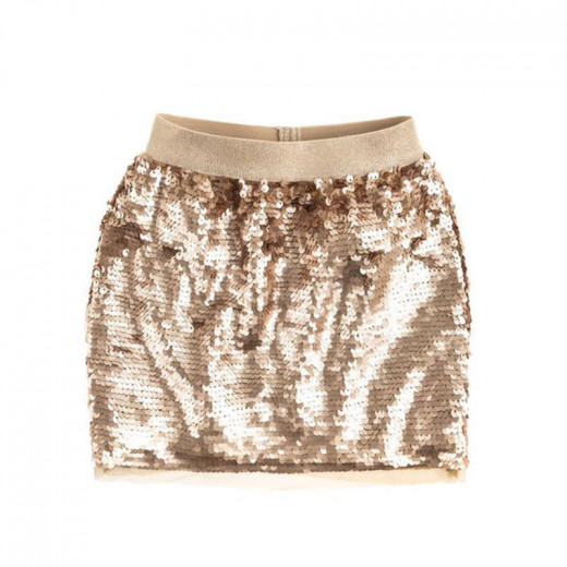 Cool Club Skirt, Gold Color