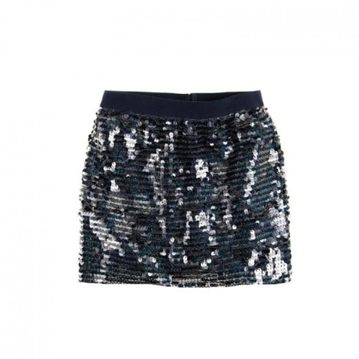 Cool Club Skirt, Navy Blue Color