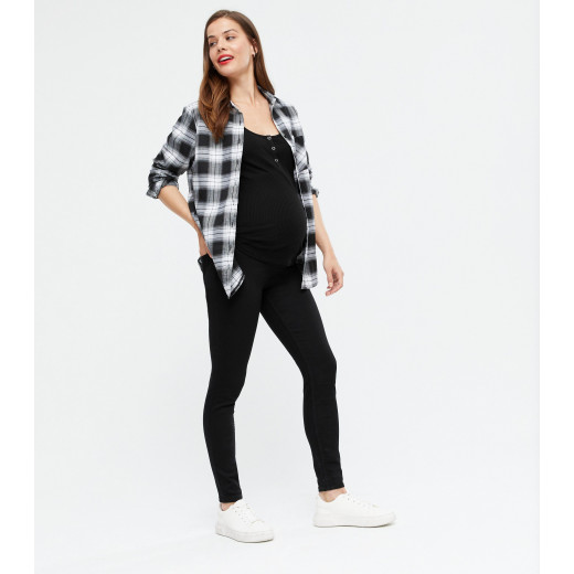 Cool Club Maternity Jeans Pant, Black Color