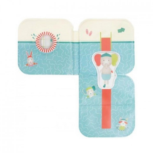 كتاب مقاوم للماء اثناء الحمام للاطفال, بتصميم الفيل اليدو من بيبي كونفورت