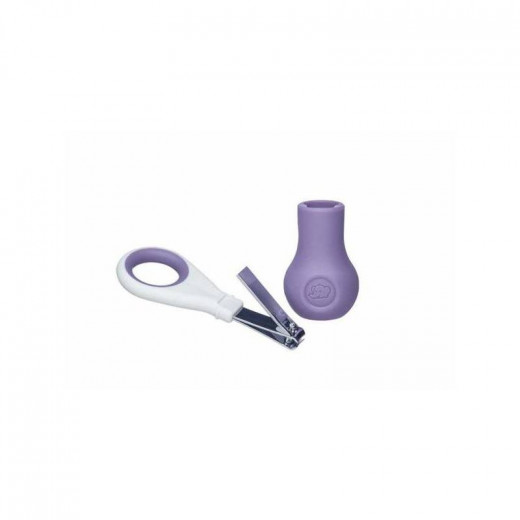Bebe Confort Water World Nail Clipper With Base, Purple Color