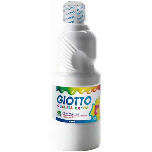 Giotto School Paint, Primary White Color, 500 Ml