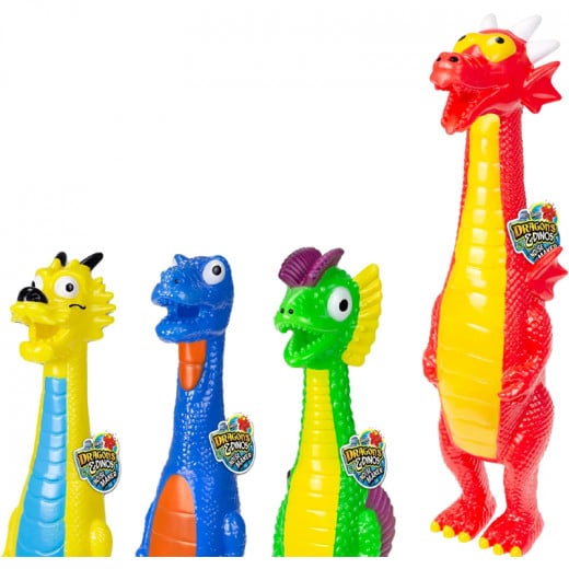 Jaru Squeeze Me Rubber Dragons & Dinos, Assorted Colors, 1 Piece