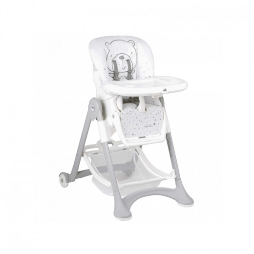 Cam High Chair For Baby, White & Grey Color