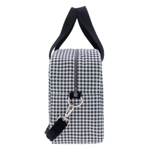 Cambrass Maternal Bag, Prome Vichy Design, Black Color