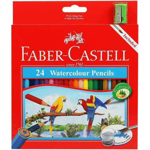 Faber Castell 24 Watercolour Pencil Parrot