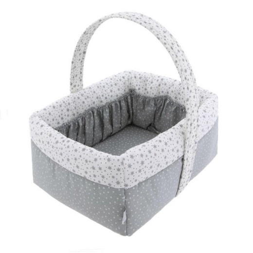 Cambrass Basket Layette Forest, Grey Color, 22.5x29x29 Cm