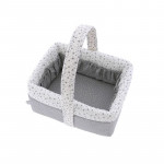 Cambrass Basket Layette Forest, Grey Color, 22.5x29x29 Cm