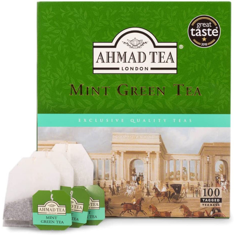 Ahmad Tea Mint Green Tea 100 Bags Ahmad Tea Jordan Amman Buy