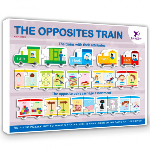 Toy Kraftt Educational The Opposites Train