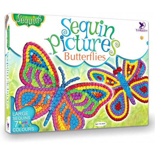 Toy Kraftt  Sequin Pictures Butterflies