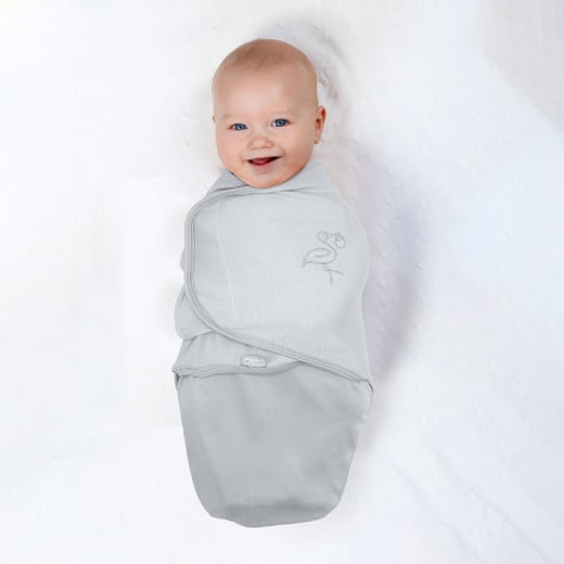 BabyJem Baby Cotton Swaddle, Grey Color