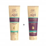 Eva Gold Argan Hair Shampoo, 230 Ml + Eva Gold Argan Hair Conditioner, 230 Ml