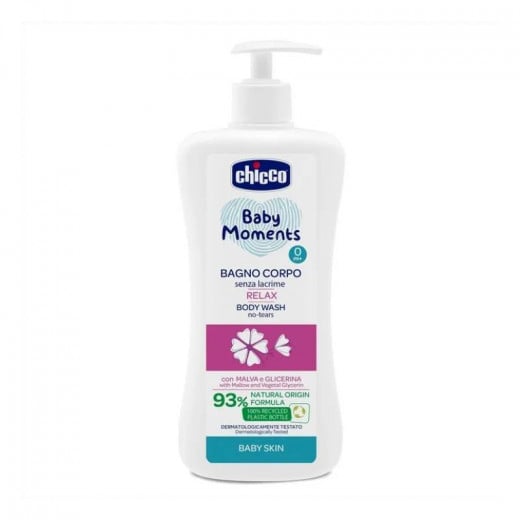 Chicco Baby Moments Body Bath Relax Without Tears, 500 Ml