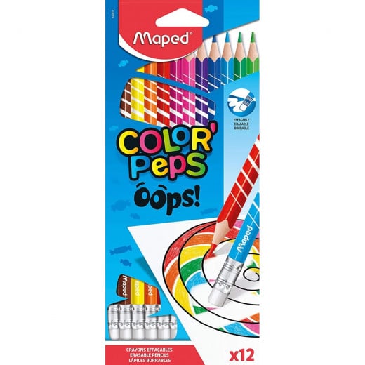 Maped Colored Pencil Color'peps Oop's 12 Pencils