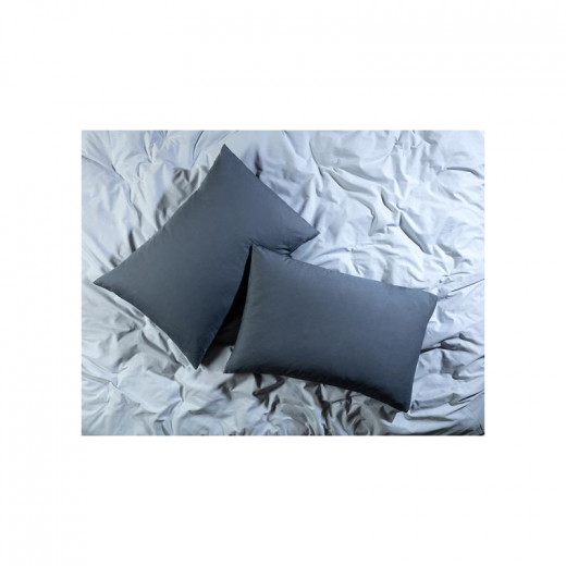 Madame Coco Ciel Percale Pillowcases, Dark Grey Color, Size 50*70, 2 Pieces