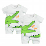 Cool Club Sleeveless Baby Bodysuit, Dinosaur Design, 2 Pieces