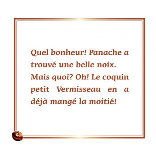 Panache, L'ecureuil Le Petit Noix Book, in French