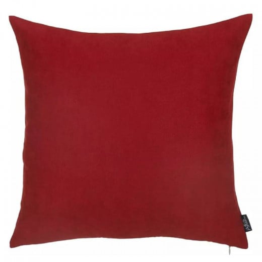 Nova Home Plain Colors Cushion Cover, Red Color, 45x45 cm,