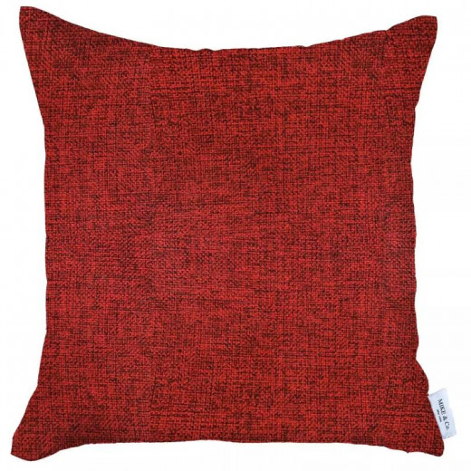 Nova Home Boho Chic Jacquard Cushion Cover, Red Color, 45x45 Cm