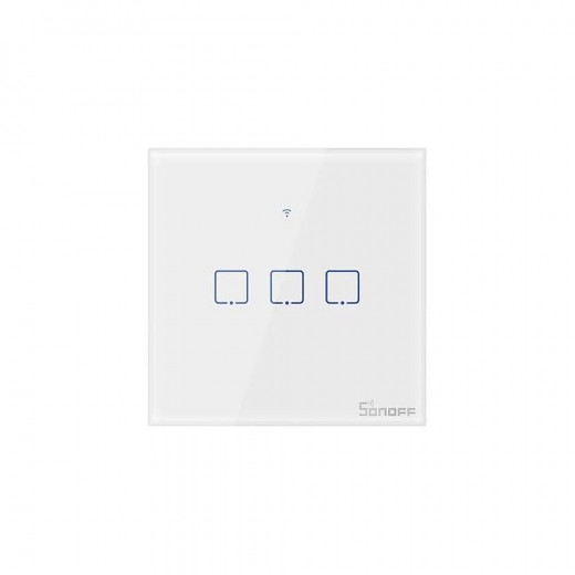 Sonoff T1UK3C TX Wifi Smart Wall Switch with Smart Home edge 3 Gang