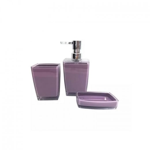 Weva Flexi Bath Set, Purple Color, 3 Pieces