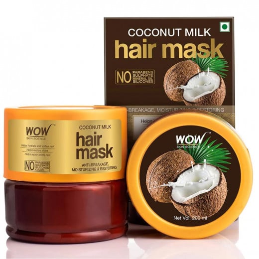 Wow Skin Science Coconut Milk Hair Mask, 200ml