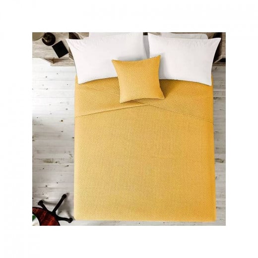 Nova Home "Dimension" Coverlet, Yellow Color, Twin Size