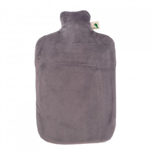 Hugo Frosch Eco Hot Water Bottle With Neoprene Cover, Grey Color