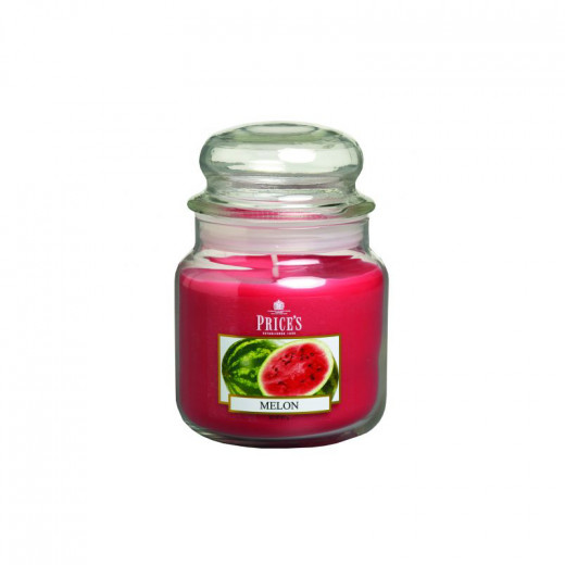 Price's Medium Scented Candle Jar With Lid, Melon