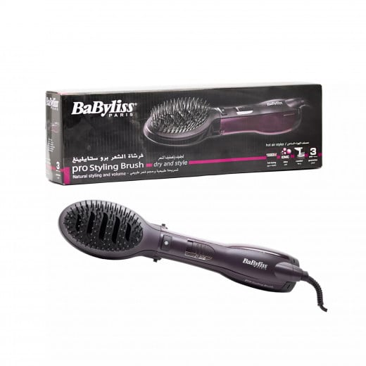 Babyliss The Puddle Air Brush Hair Styler, 1000 Watts, Purple Color